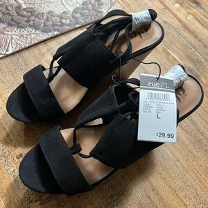 Rue21 Elegant Black Women's Sandals